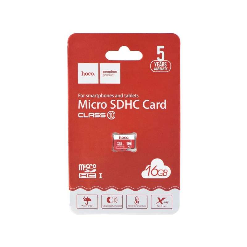 SPOTT-GR Hoco microSD - Κάρτα Μνήμης 16GB UHS-I Class 10