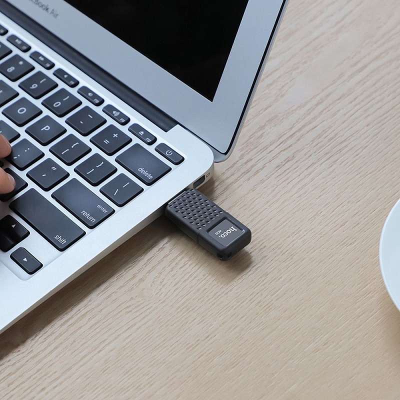 SPOTT-GR Hoco UD6 - USB Stick 16GB USB2.0 - Μαύρο
