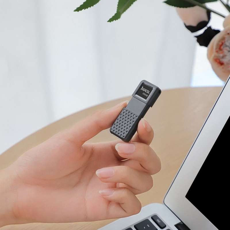 SPOTT-GR Hoco UD6 - USB Stick 16GB USB2.0 - Μαύρο