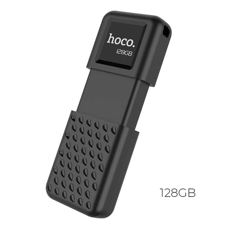 SPOTT-GR Hoco UD6 - USB Stick 128GB USB2.0 - Μαύρο