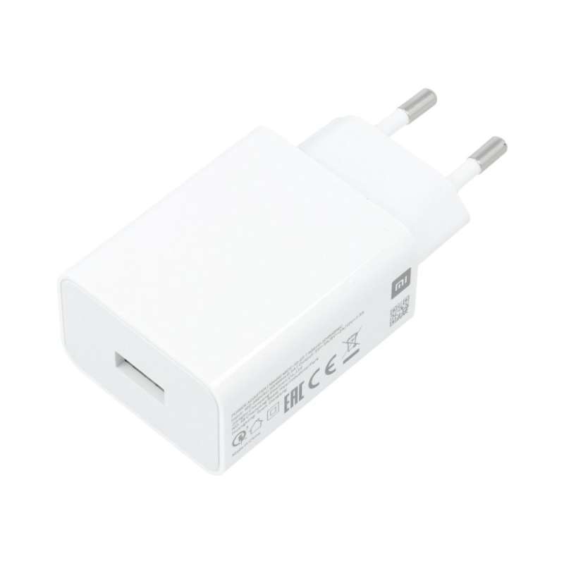 SPOTT-GR Xiaomi Γνήσιος Φορτιστής USB-A Quick Charge 3.0 3A 22,5W - Άσπρος (Bulk Package)