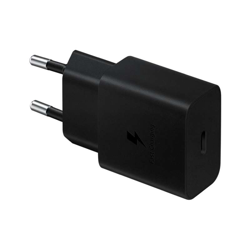 SPOTT-GR Samsung EP-T1510NBEGEU - Γνήσιος Φορτιστής Type-C PD 3A 15W σε Μαύρο Χρώμα