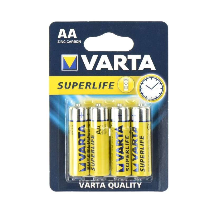 SPOTT-GR Varta R6 Superlife - Μπαταρίες Zinc (AA) 1.5V (Σετ 4 Τεμάχια)