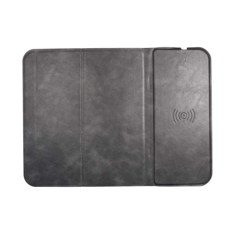 SPOTT-GR OEM OJD-82 - Mouse Pad με Ασύρματο Φορτιστή Qi 15W σε Γκρι Xρώμα