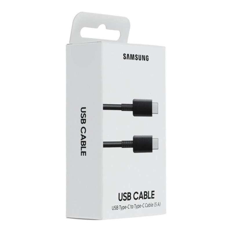 SPOTT-GR Samsung EP-DN975BBE - Γνήσιο Καλώδιο Type-C σε Type-C (5A 1m) σε Μαύρο Χρώμα