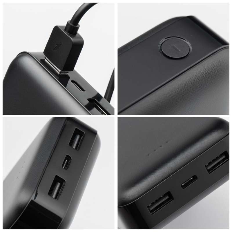 SPOTT-GR Blue Star W2015 - Power Bank 20000mAh 2.1A - Μαύρο
