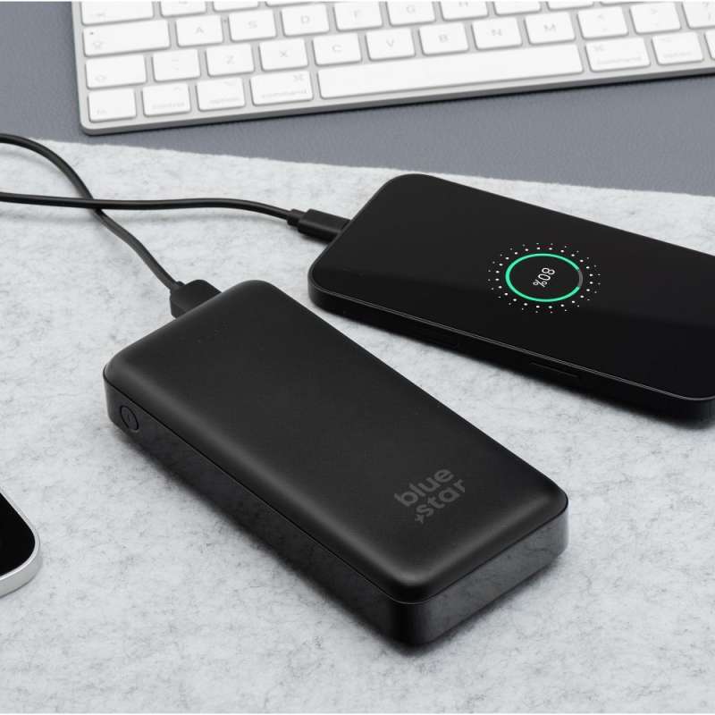 SPOTT-GR Blue Star W2015 - Power Bank 20000mAh 2.1A - Μαύρο