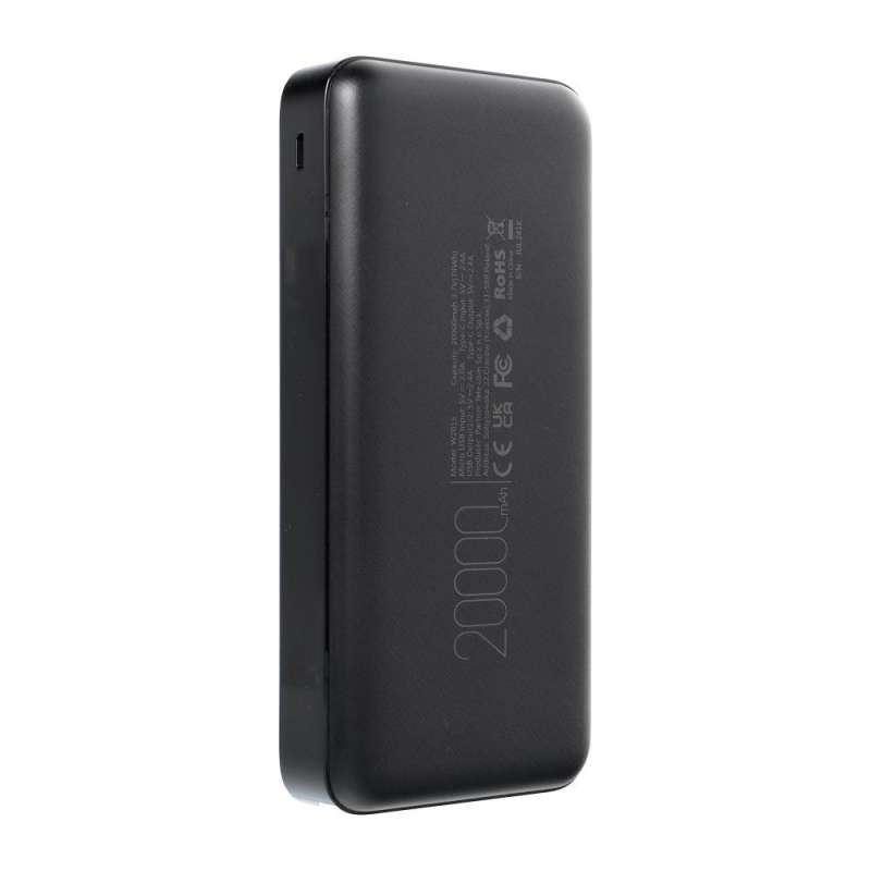 SPOTT-GR Blue Star W2015 - Power Bank 20000mAh 2.1A - Μαύρο