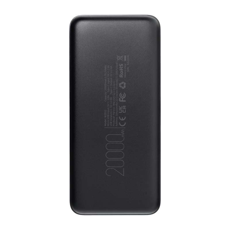 SPOTT-GR Blue Star W2015 - Power Bank 20000mAh 2.1A - Μαύρο
