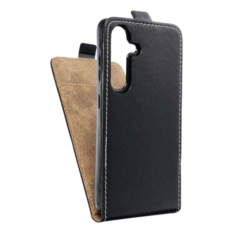 SPOTT-GR Slim Flexi Fresh Flip Case - Αναδιπλούμενη Θήκη για Samsung Galaxy S24 - Μαύρη
