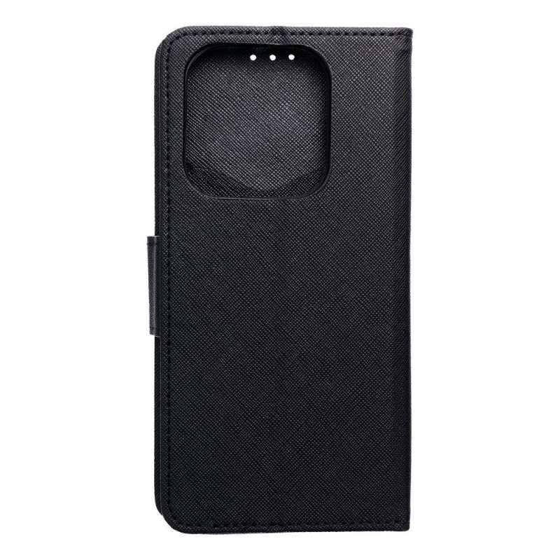 SPOTT-GR Fancy Book Case - Θήκη Πορτοφόλι για Xiaomi Redmi Note 14 4G - Μαύρη