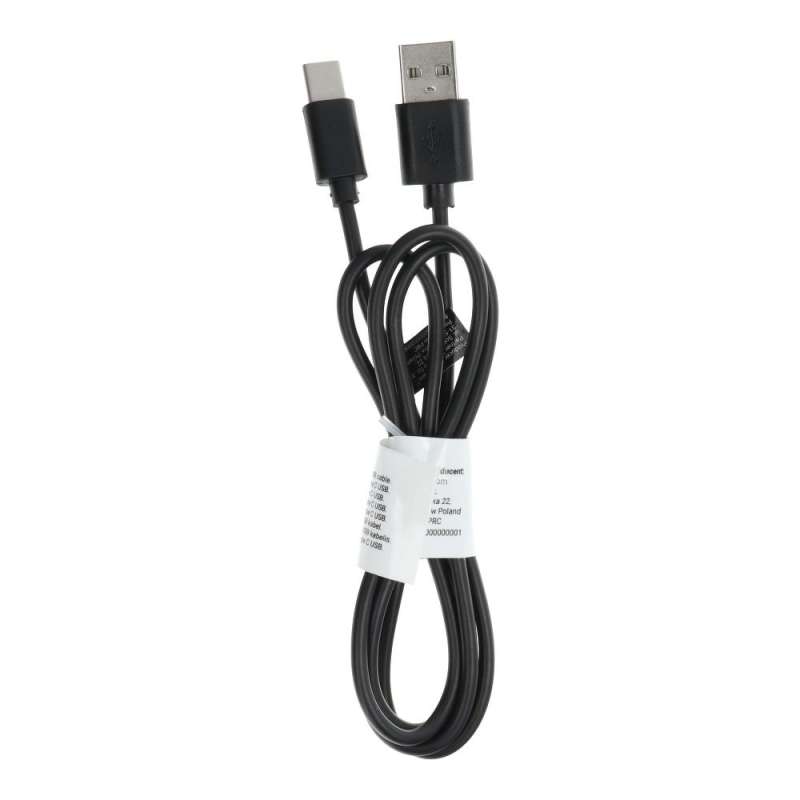SPOTT-GR OEM C366 - Καλώδιο USB-A σε Type-C 2.0 1m - Μαύρο