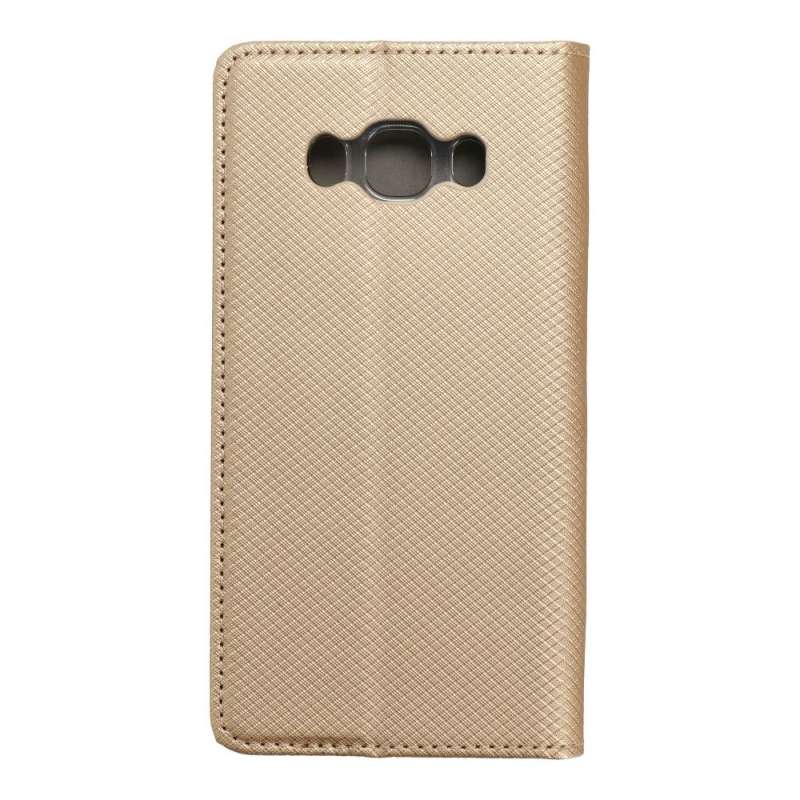 SPOTT-GR Smart Book Case - Θήκη Πορτοφόλι για Samsung Galaxy J5 2016 - Χρυσή