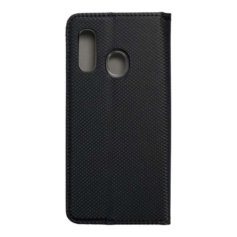 SPOTT-GR Smart Book Case - Θήκη Πορτοφόλι για Samsung Galaxy A40 - Μαύρη