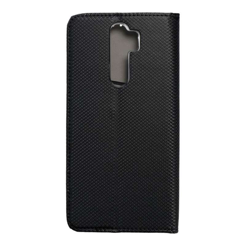 SPOTT-GR Smart Book Case - Θήκη Πορτοφόλι για Xiaomi Redmi Note 8 Pro - Μαύρη