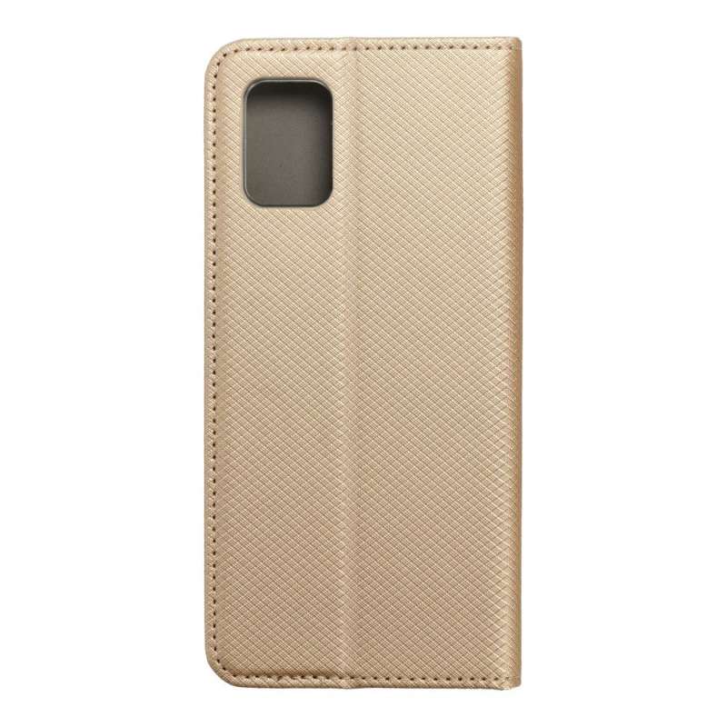 SPOTT-GR Smart Book Case - Θήκη Πορτοφόλι για Samsung Galaxy A51 5G - Χρυσή