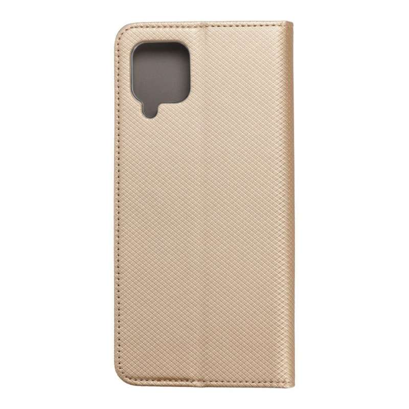 SPOTT-GR Smart Book Case - Θήκη Πορτοφόλι για Samsung Galaxy A12 / M12 / F12 - Χρυσή