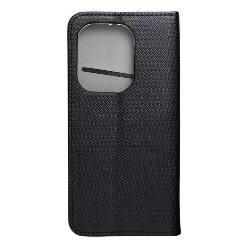 SPOTT-GR Smart Book Case - Θήκη Πορτοφόλι για Xiaomi Redmi Note 13 Pro 4G / Poco M6 Pro 4G - Μαύρη
