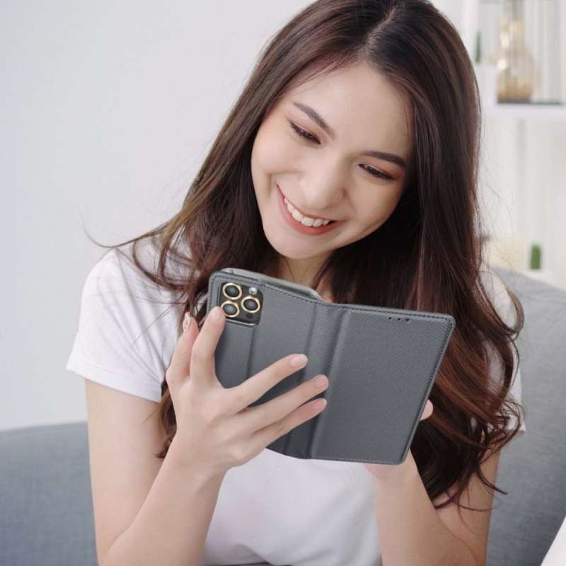 SPOTT-GR Smart Book Case - Θήκη Πορτοφόλι για Samsung Galaxy S7 - Γκρι