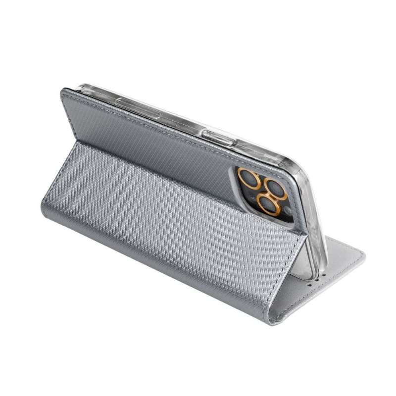 SPOTT-GR Smart Book Case - Θήκη Πορτοφόλι για Samsung Galaxy S7 - Γκρι