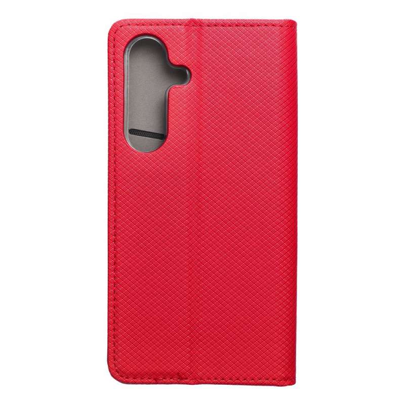 SPOTT-GR Smart Book Case - Θήκη Πορτοφόλι για Samsung Galaxy S25 - Κόκκινη