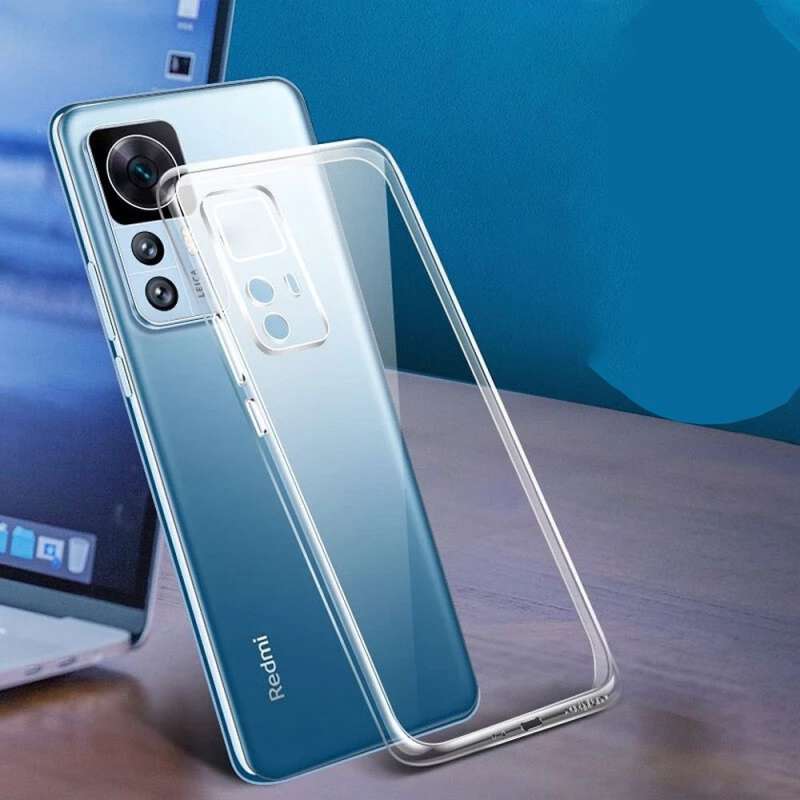 SPOTT-GR Απλή Διάφανη Θήκη Σιλικόνης 0.5mm για Xiaomi 12T / 12T Pro