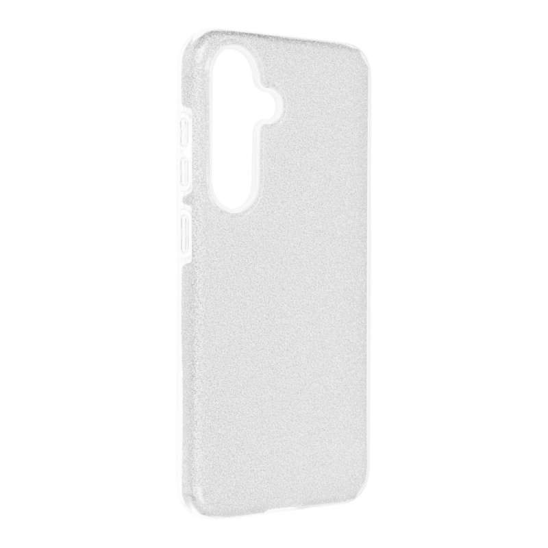 SPOTT-GR Shining Case - Θήκη Σιλικόνης για Samsung Galaxy S24 - Ασημί