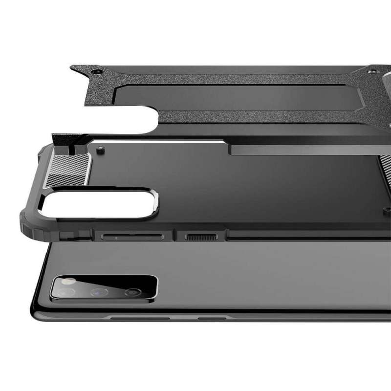 SPOTT-GR Armor Case - Ανθεκτική Θήκη για Samsung Galaxy S20 FE 5G - Μαύρη