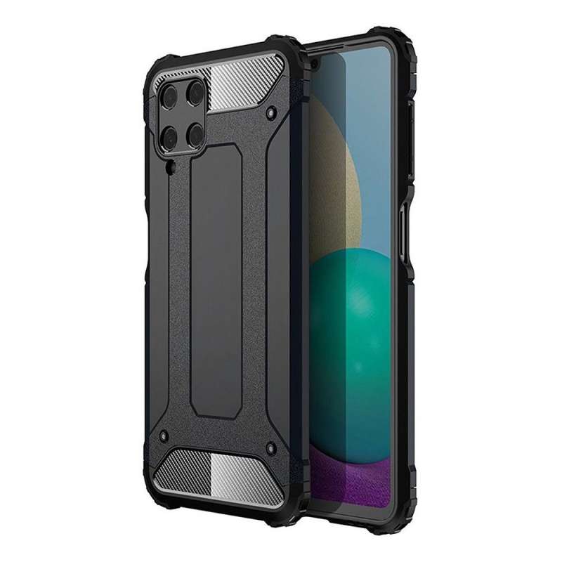 SPOTT-GR Armor Case - Ανθεκτική Θήκη για Samsung Galaxy A22 5G - Μαύρη