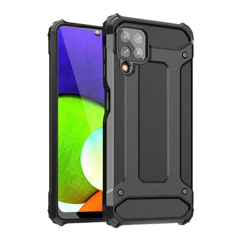 SPOTT-GR Armor Case - Ανθεκτική Θήκη για Samsung Galaxy A22 5G - Μαύρη
