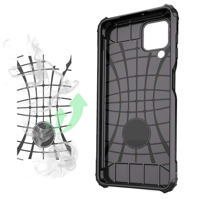 SPOTT-GR Armor Case - Ανθεκτική Θήκη για Samsung Galaxy A22 5G - Μαύρη