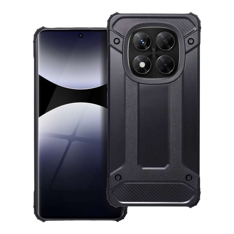 SPOTT-GR Armor Case - Ανθεκτική Θήκη για Xiaomi Redmi Note 14 Pro 5G / 14 Pro Plus / Poco X7 - Μαύρη