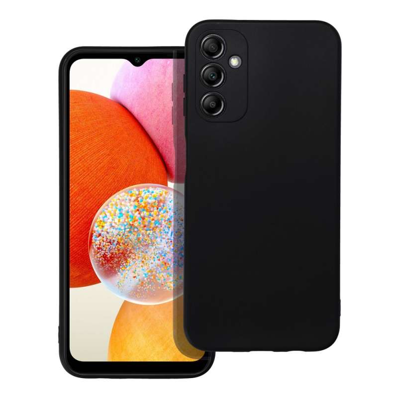 SPOTT-GR Soft Case - Θήκη Σιλικόνης Ματ για Samsung Galaxy A14 5G / A14 4G - Μαύρη