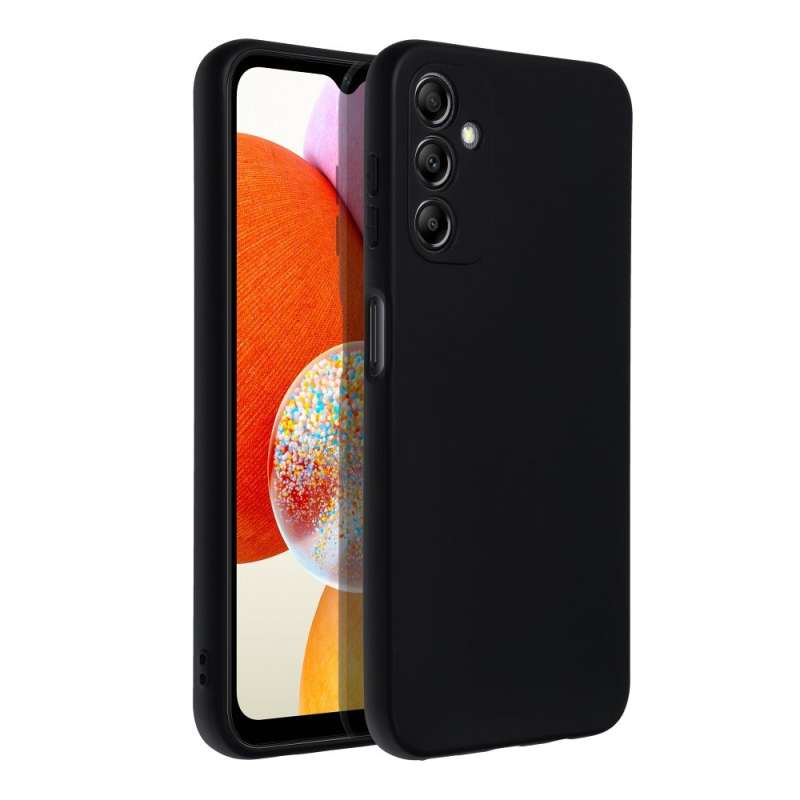 SPOTT-GR Soft Case - Θήκη Σιλικόνης Ματ για Samsung Galaxy A14 5G / A14 4G - Μαύρη
