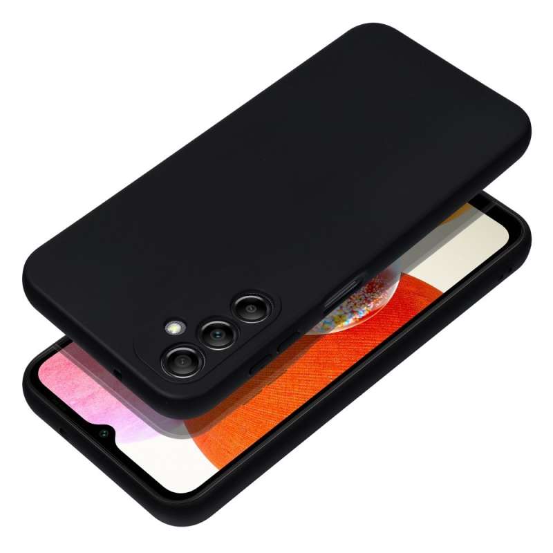 SPOTT-GR Soft Case - Θήκη Σιλικόνης Ματ για Samsung Galaxy A14 5G / A14 4G - Μαύρη