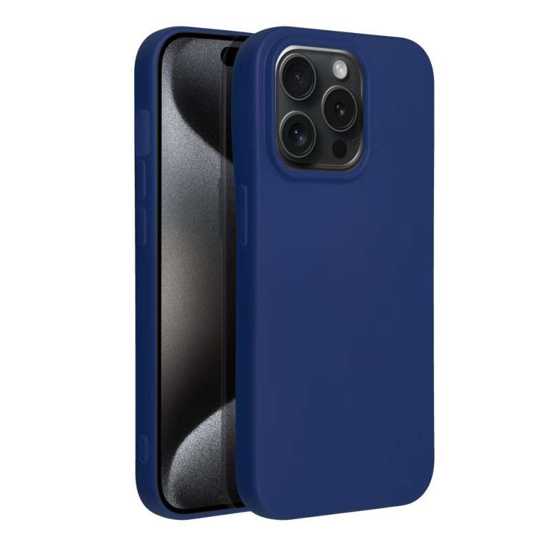 SPOTT-GR Soft Case - Θήκη Σιλικόνης Ματ για Apple iPhone 15 Pro - Μπλε