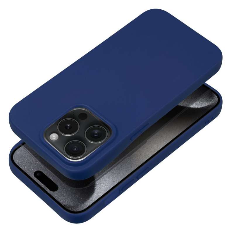 SPOTT-GR Soft Case - Θήκη Σιλικόνης Ματ για Apple iPhone 15 Pro - Μπλε