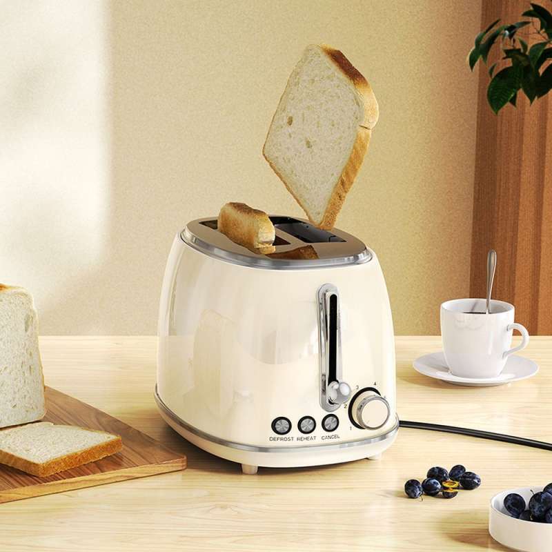 SPOTT-GR Hoco HE50 Retro - Φρυγανιέρα 2 Θέσεων 850W - Άσπρη