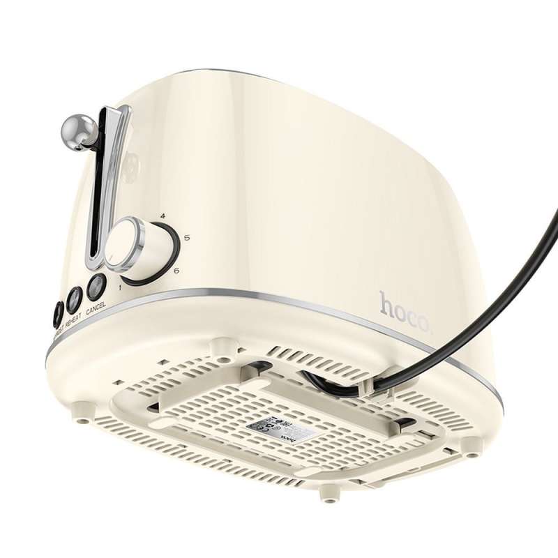 SPOTT-GR Hoco HE50 Retro - Φρυγανιέρα 2 Θέσεων 850W - Άσπρη