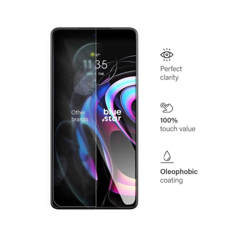 SPOTT-GR Tempered Glass Blue Star - Τζαμάκι Οθόνης για Motorola Moto Edge 20