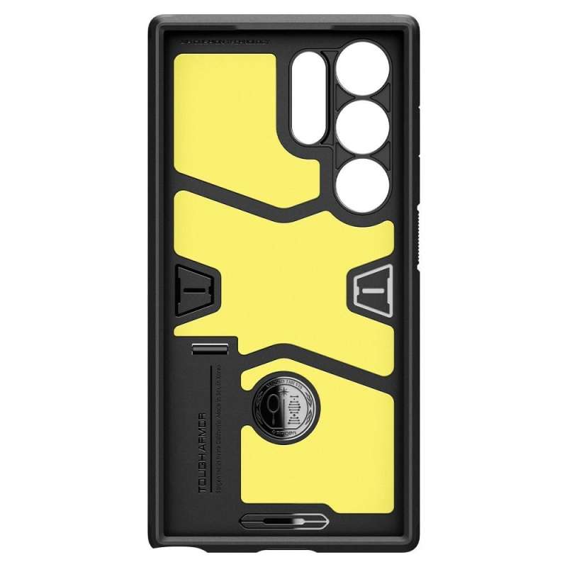 SPOTT-GR Spigen Tough Armor - Ανθεκτική Θήκη για Samsung Galaxy S24 Ultra σε Μαύρο Χρώμα