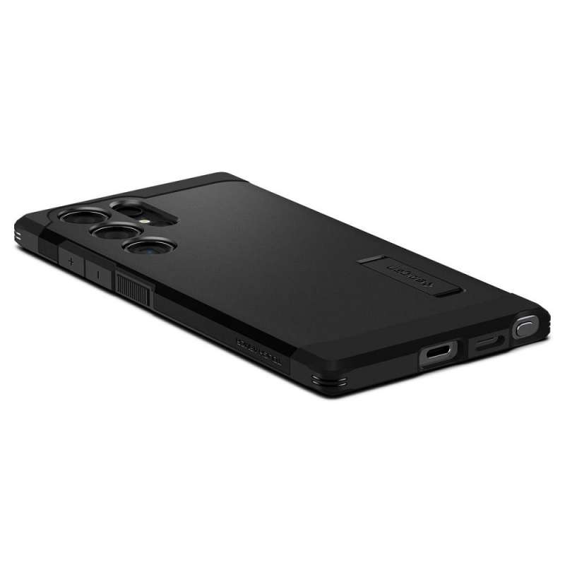 SPOTT-GR Spigen Tough Armor - Ανθεκτική Θήκη για Samsung Galaxy S24 Ultra σε Μαύρο Χρώμα