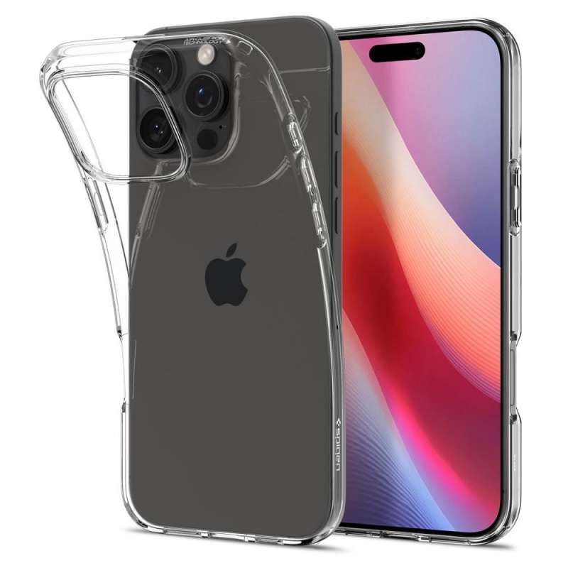 SPOTT-GR Spigen Liquid Crystal - Διάφανη Θήκη Σιλικόνης για Apple iPhone 16 Pro