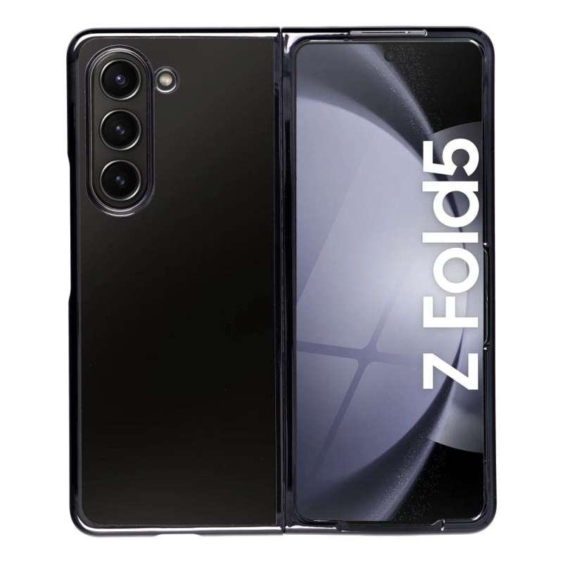 SPOTT-GR Focus Case - Διάφανη Θήκη για Samsung Galaxy Z Fold 5 5G  - Μαύρη