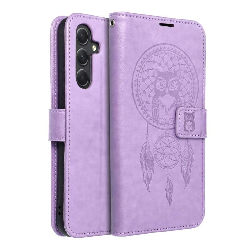 SPOTT-GR Mezzo Book Case - Θήκη Πορτοφόλι για Samsung Galaxy A54 5G (Σχέδιο Dreamcatcher) - Μωβ