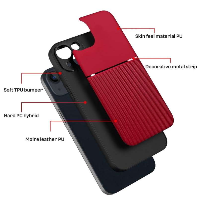 SPOTT-GR Noble Case - Θήκη για Apple iPhone 15 - Κόκκινη
