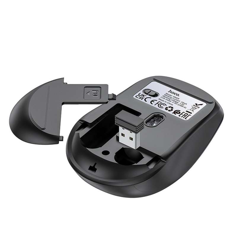 SPOTT-GR Hoco GM28 - Ασύρματο Ποντίκι 2.4G 1600 dpi - Μαύρο