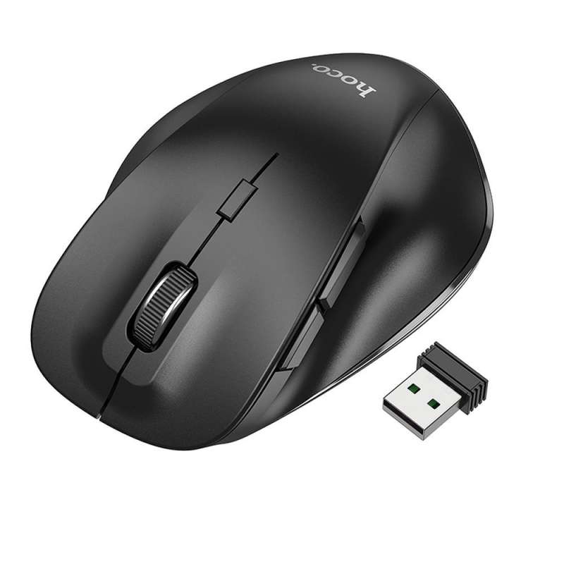 SPOTT-GR Hoco GM24 - Ασύρματο Εργονομικό Ποντίκι 2.4G 1600 dpi - Μαύρο