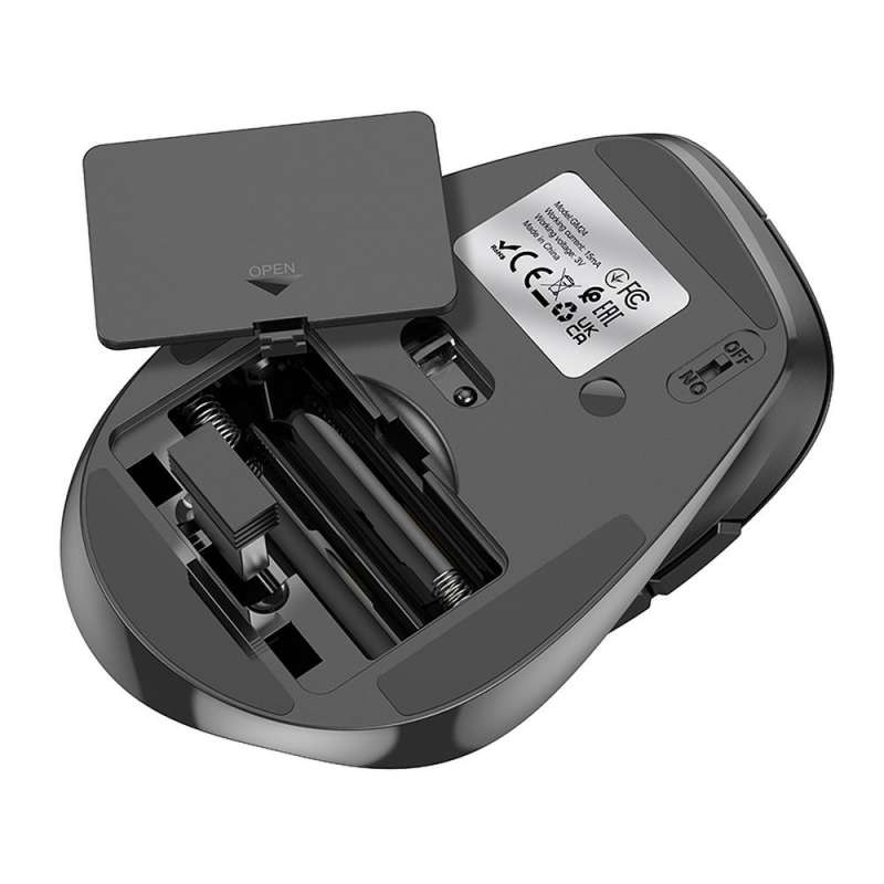 SPOTT-GR Hoco GM24 - Ασύρματο Εργονομικό Ποντίκι 2.4G 1600 dpi - Μαύρο