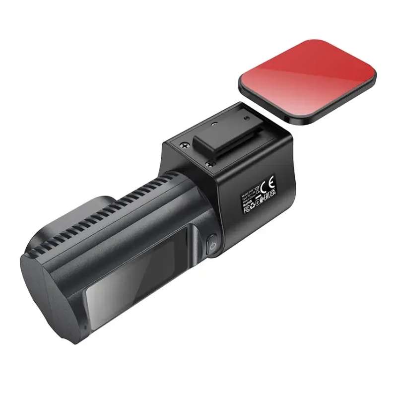SPOTT-GR Hoco DV8 - Σετ Κάμερας Αυτοκινήτου DVR με Ανάλυση 2K και Κάμερα Οπισθοπορείας σε Μαύρο Χρώμα